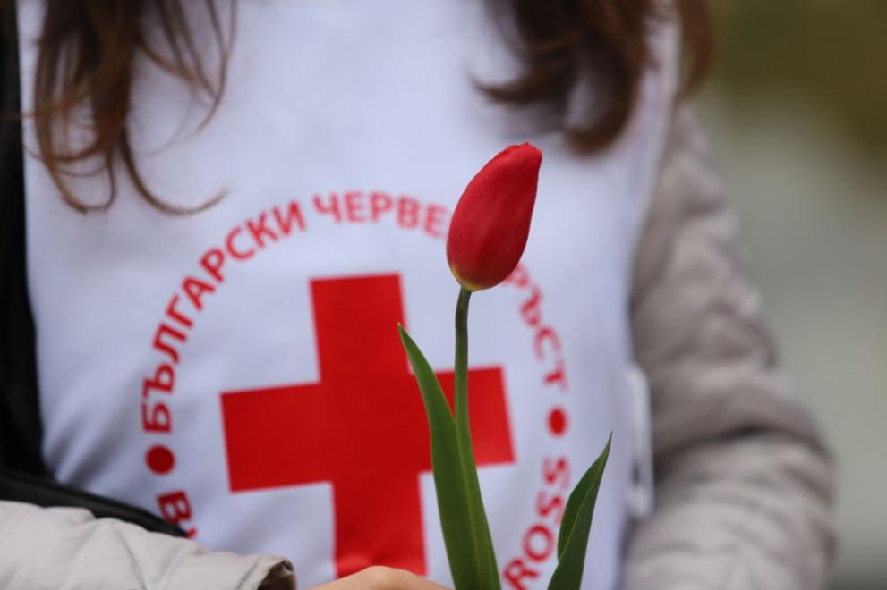 Младежите от Столичната организация на Българския Червен кръст (БЧК) дариха