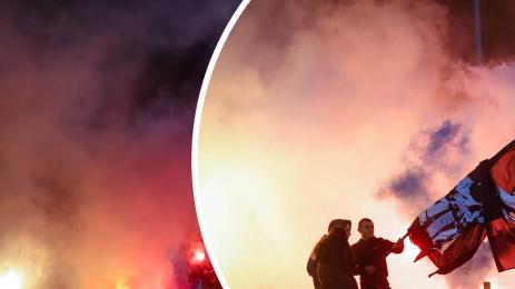 пиротехника фенове факли димки