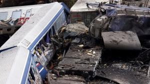 влакова катастрофа Гърция