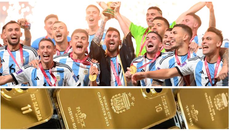 Меси Аржентина айфон - Щедростта на Лео: Меси позлати Аржентина