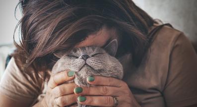 котка и стопанин