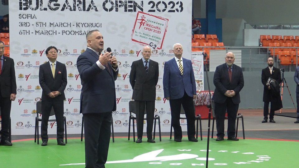 Откриване на състезанието по таекуондо Bulgaria Open1