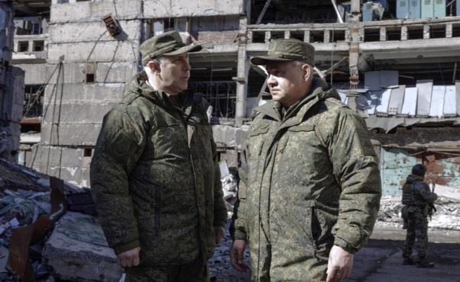 Руският военен министър изненадващо инспектира фронтовата линия в Украйна