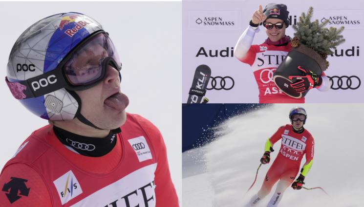 Одермат Аспен супергигантски слалом - Колекционер на кристали: Одермат с първи кристален глобус в супергигантския