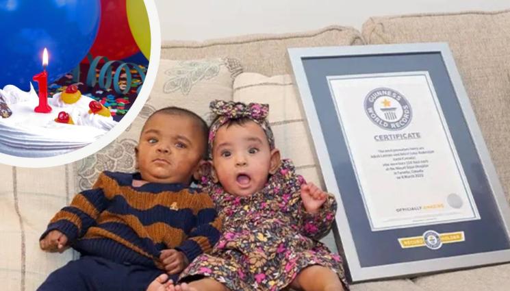 близнаци гинес - НОВ РЕКОРД НА ГИНЕС: Най-рано родените бебета в света станаха на годинка