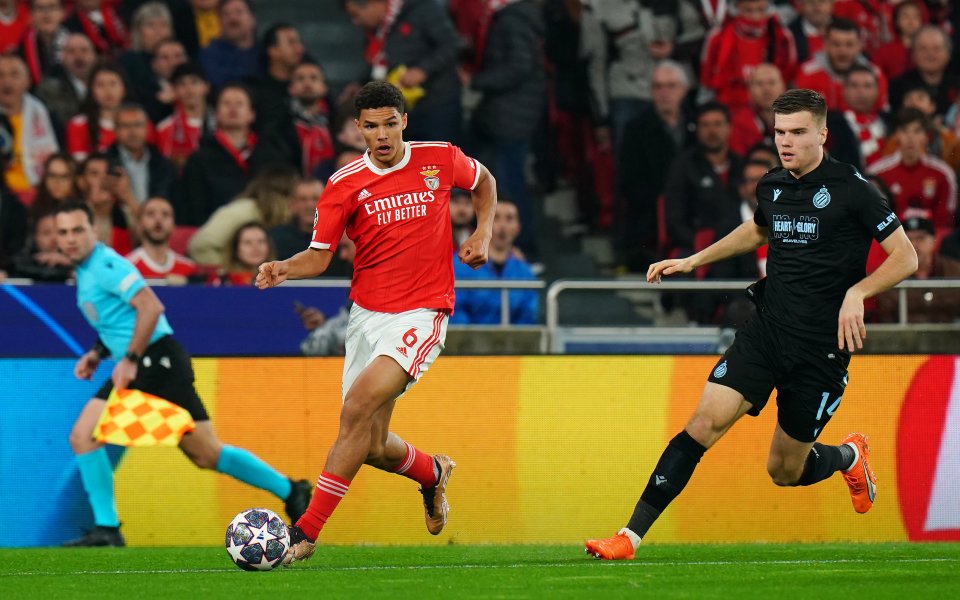 Бенфика и Брюж играят при 1:0 в реванш от осминафиналната фаза