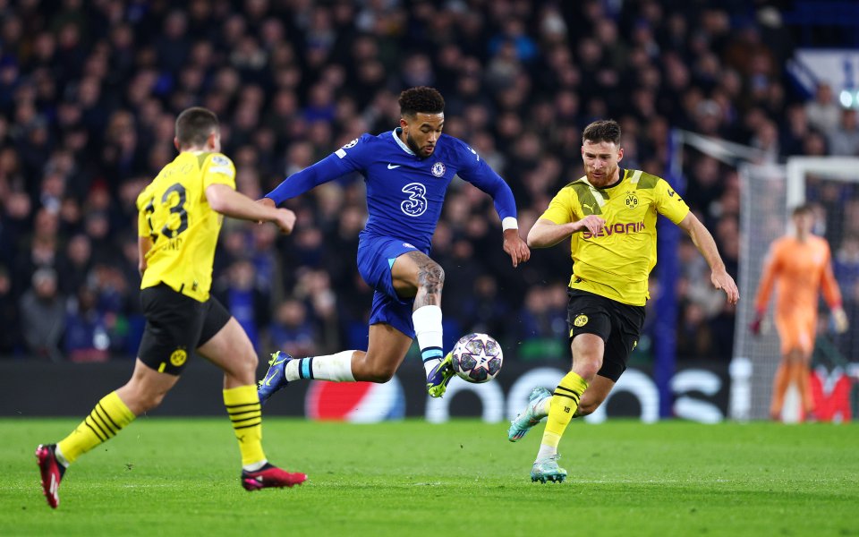 Отборите на Челси и Борусия Дортмунд играят при резултат 2:0