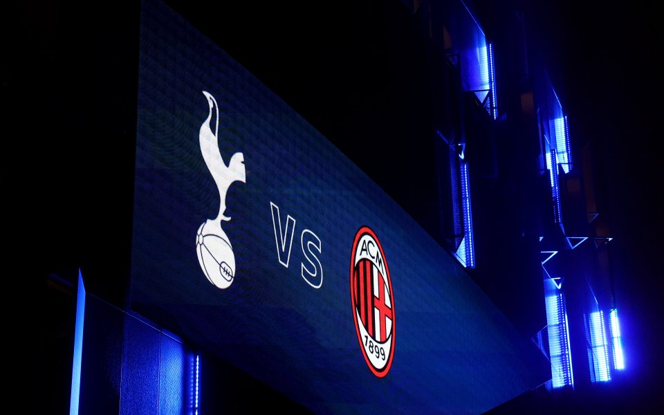 Тотнъм приема Милан в реванш от 1/8-финалните сблъсъци в Шампионската