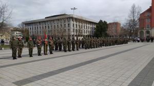 Поредният български контингент, който бе изпратен на военна мисия на
