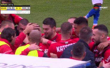 Локомотив София поведе с първия си удар към вратата на