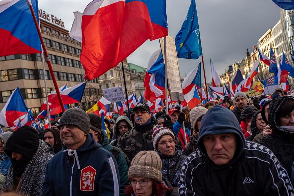  Чехия митинги 