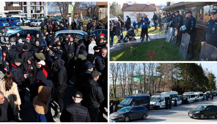 Бистрица полиция - Бистрица почерня от ченгета. Жандармерия окупира подстъпите към стадион „Витоша“ ((ВИДЕО)