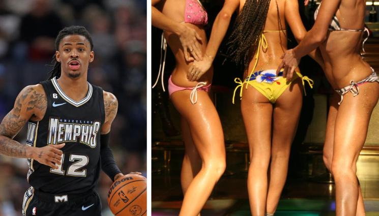 Джа Морант - Морант лъсна и със стриптийзьорки