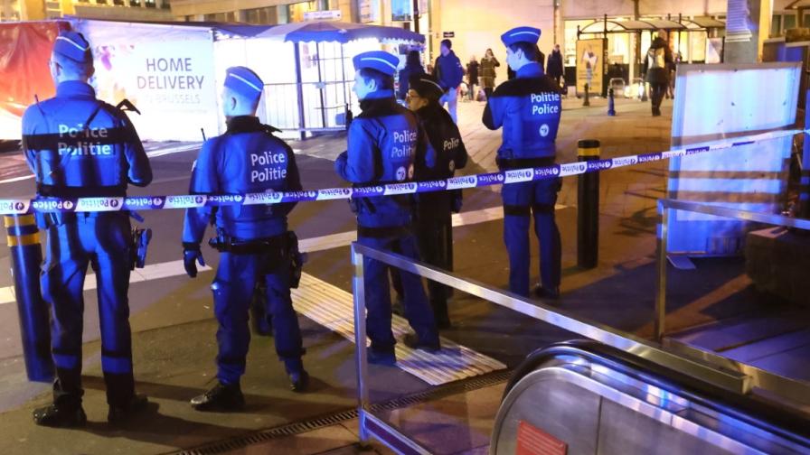 Полицията обсади сграда с мигранти в Брюксел
