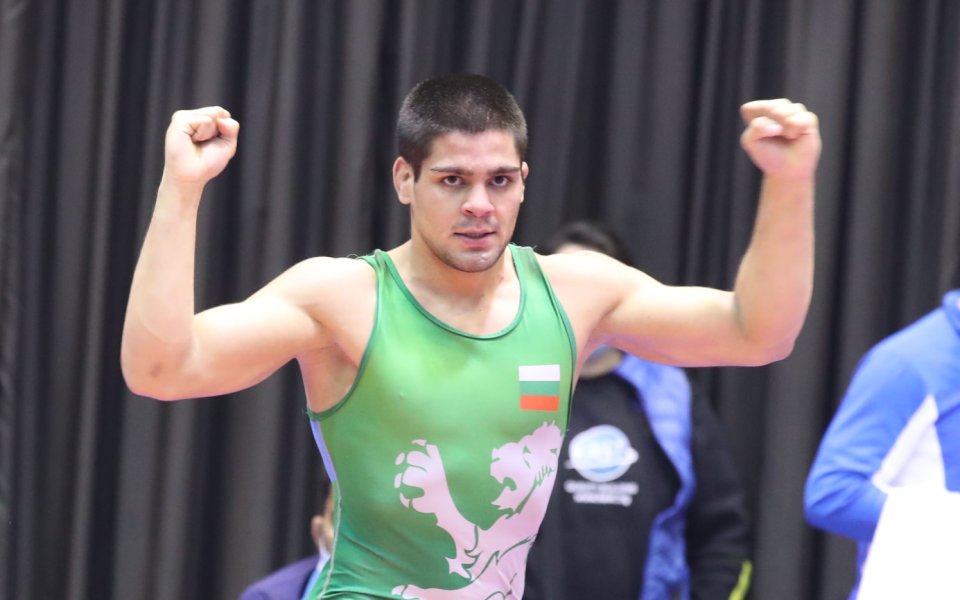 Иво Илиев с медал на Европейското първенство по борба до 23 години