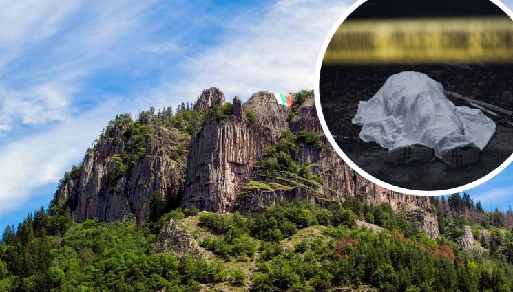 скала - СТРАШНА ТРАГЕДИЯ: Самоубиец полетя от скала