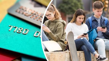 тийнейджъри банкови карти