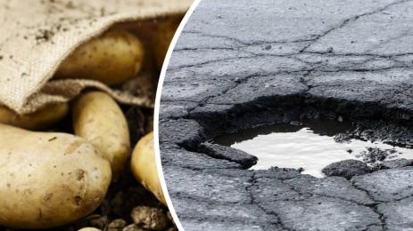 картофи дупки