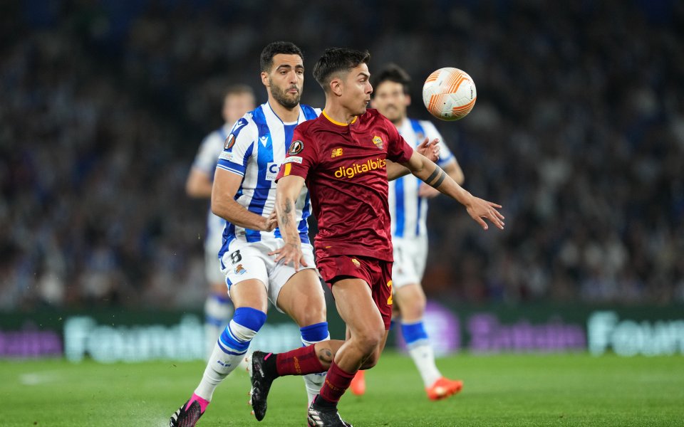 Реал Сосиедад и  Рома играят при резултат 0:0 в мач реванш