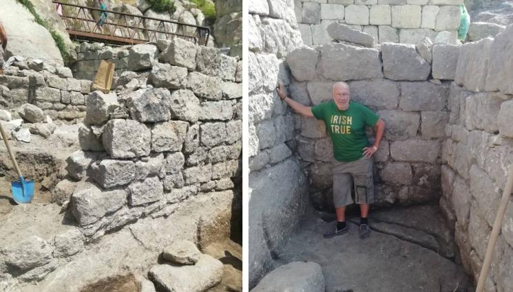 Овчаров - Копаят южния квартал на Перперикон