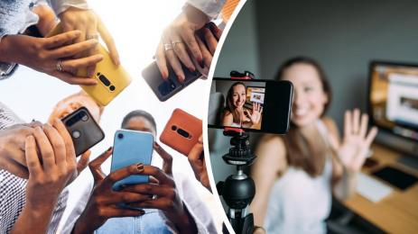 телефон социални мрежи