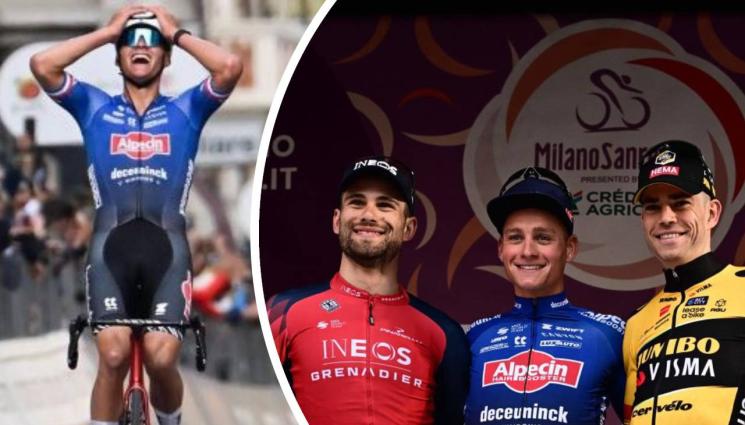 Ван дер Пул Ван Аерт Милано Сан Ремо - Супермен: 62 г. след дядо си юнак от Нидерландия спечели Милано - Сан Ремо