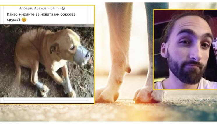 a - ПОКЪРТИТЕЛНО: Познайник на МВР буни мрежата с гавра с куче