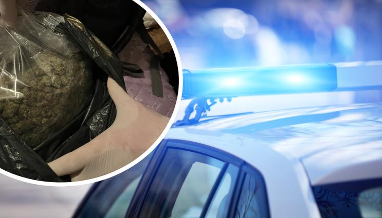 полиция наркотици - ГОЛЯМ УДАР: Спипаха колосално количество канабис на границата