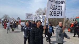Производители протестираха срещу увеличението на цената на водата за напояване