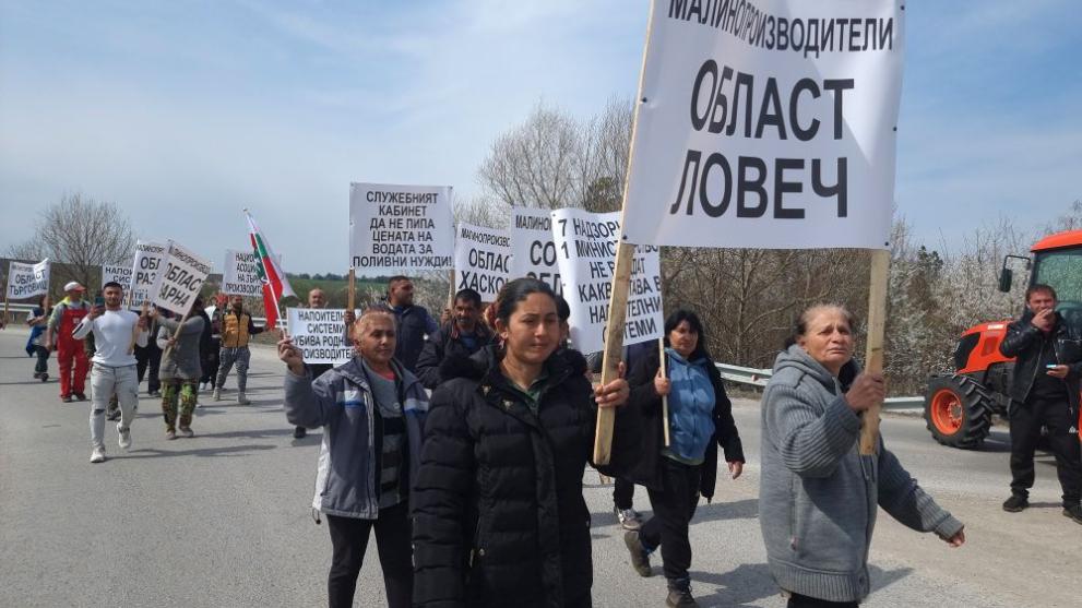 Производители на плодове и зеленчуци протестираха срещу увеличението на цената
