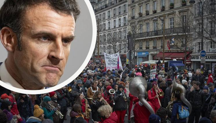 Макрон протести - УДАРИ ДЪНОТО: Еманюел Макрон е най-мразеният френски президент!