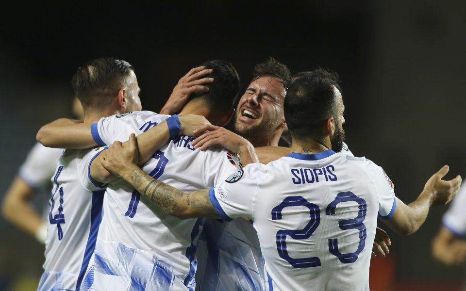 Националният отбор на Гърция не срещна трудности в гостуването си