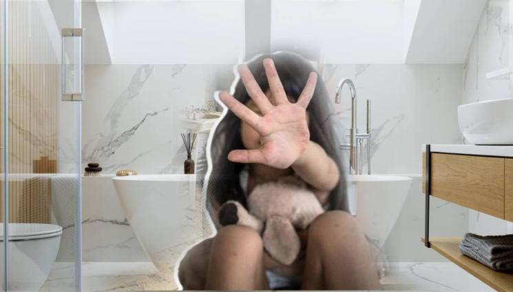 насилие момиченце - КАТО В ХОРЪР: Баща държал малката си дъщеря под ключ в банята години наред (СНИМКИ)