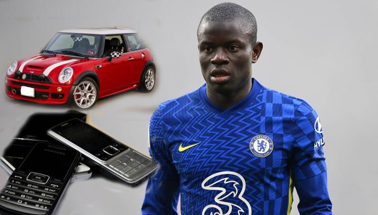 Канте Челси - Небрежнякът на Челси: Халф движи 10 г. с един мобилен