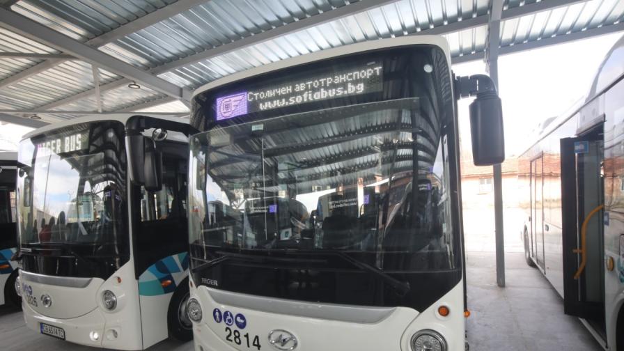 За по-чист въздух: Нови електробуси тръгват от понеделник в София (СНИМКИ)