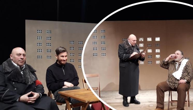 Кръстьо Лафазанов - Актьорът Кръстю Лафазанов пред