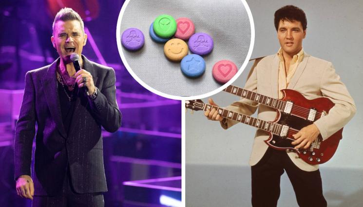 Елвис Пресли Роби Уилямс - Призракът на Елвис спира дрогата на Роби Уилямс