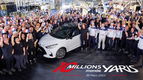 Toyota Yaris стигна кота 10 млн. след почти четвърт век на конвейра