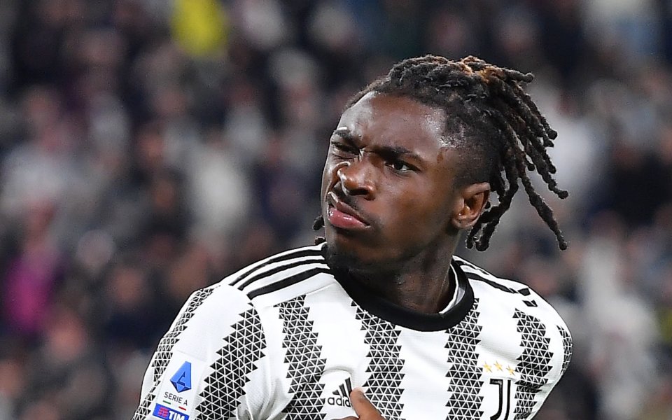 Нападателят на Ювентус - Мойс Кийн, е много радостен от