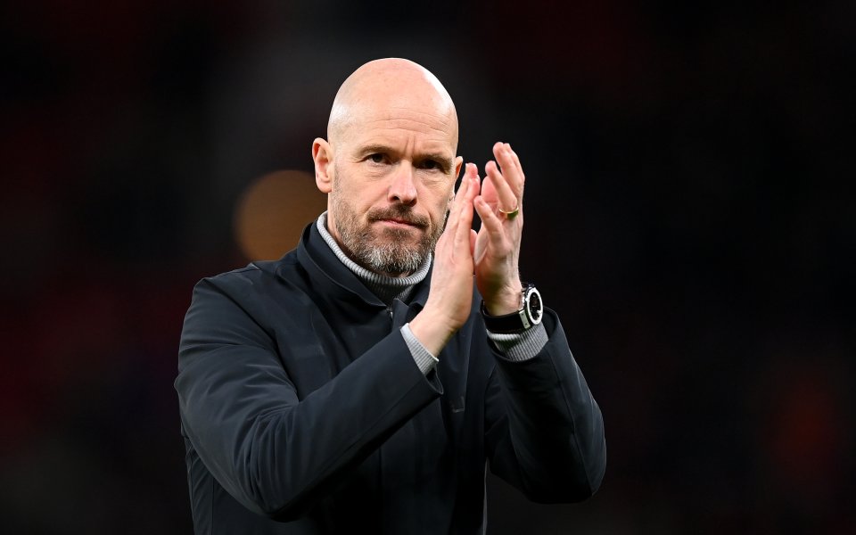 Ерик тен Хаг се радва на значителен успех на Олд Трафорд,