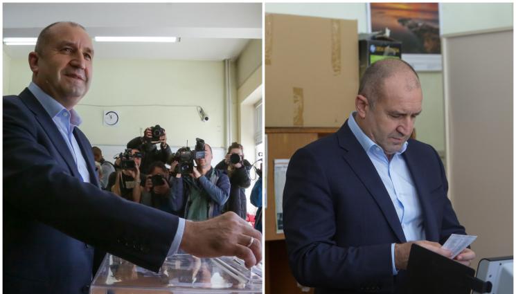 Радев - Румен Радев на изборите: Очаквам най-сетне разумът и принципите да надделят в политиката (ВИДЕО)