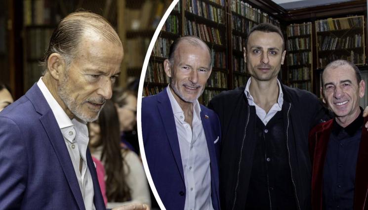 принц Кирил Димитър Бербатов Димитър Маринов - В ИЗБОРНИЯ ДЕН: Принц Кирил, Бербатов и Димитър Маринов се събраха в Лондон (СНИМКИ)