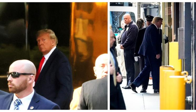 a - ЗАРАДИ ДЕЛОТО С ПОРНОАКТРИСА: Доналд Тръмп пристигна с частния си самолет в Ню Йорк