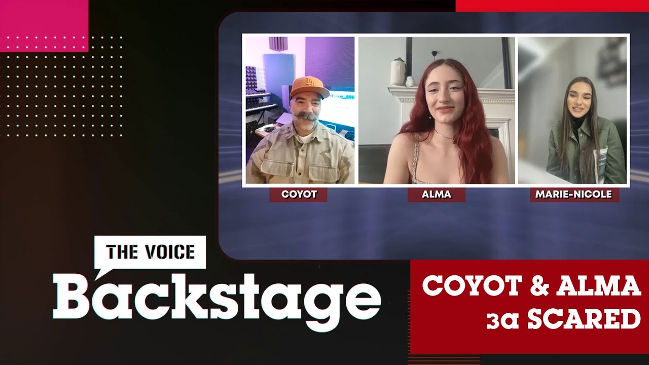 THE VOICE BACKSTAGE: Coyot x Alma представят "Scared"