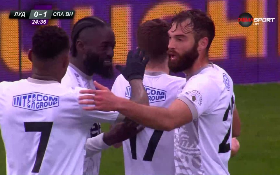 Отборът на Спартак Варна поведе на Лудогорец в ¼-финалния двубой