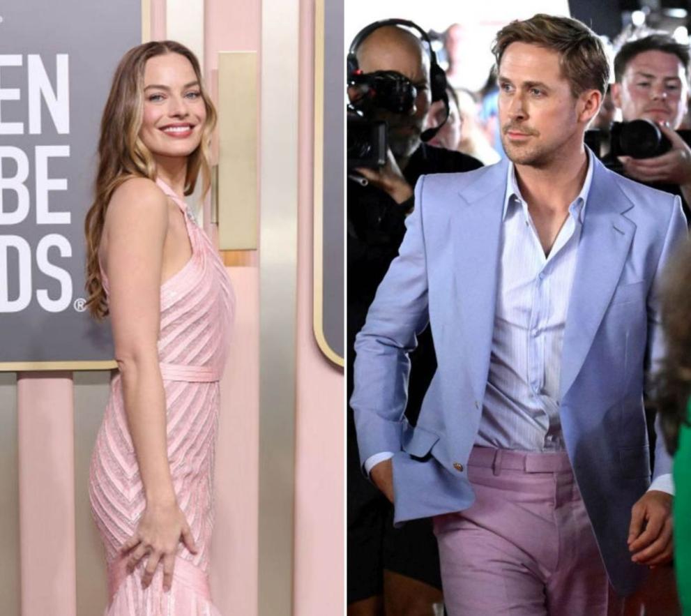 Марго Роби и Райън Гослинг изглеждат привлекателни в розово като