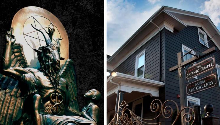 сатанисти Статуята на Бафомет - Сатанистите се преброяват!