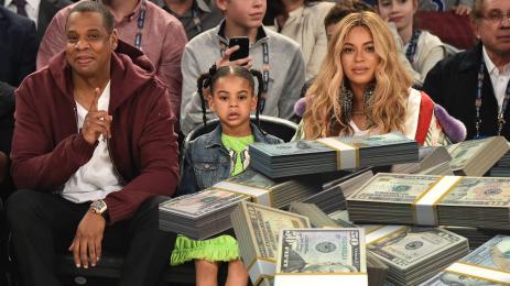 Бионсе Джей Зи пачки долари