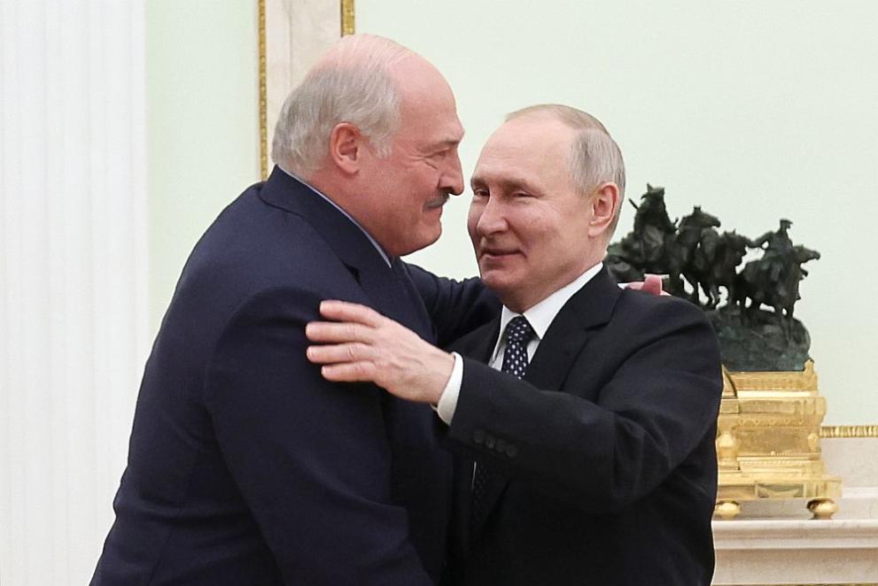 Руският президент Владимир Путин посрещна беларуския си колега Александър Лукашенко