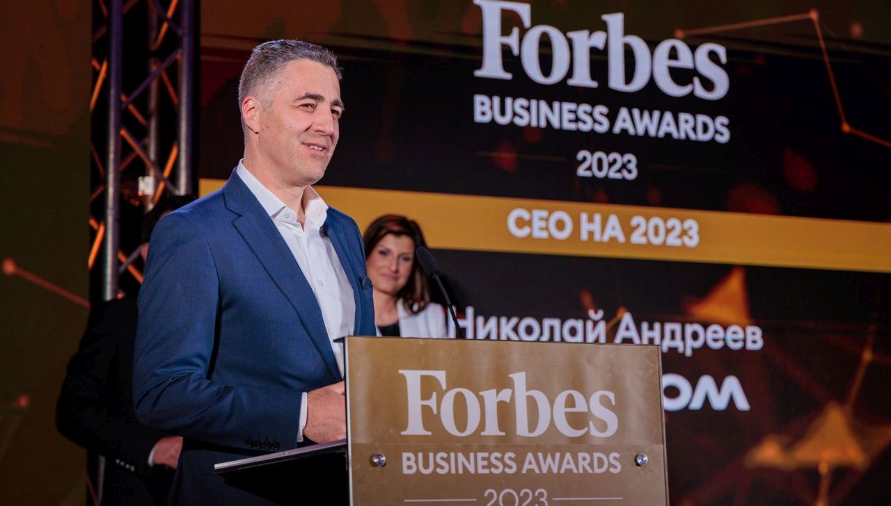 Николай Андреев e Forbes CEO на годината за 2023